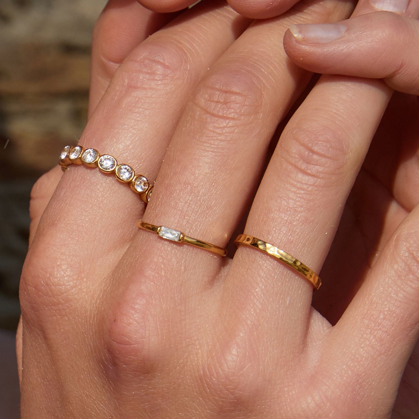 Beaded Sparkly Ring